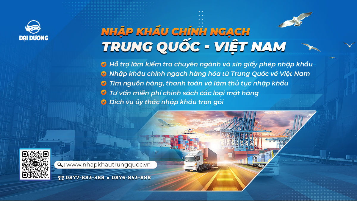 Nhập khẩu chính ngạch hàng Trung Quốc về Việt Nam