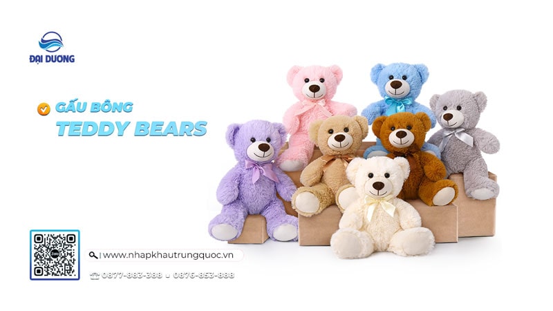 Hình nhiều mẫu Teddy Bears khác nhau
