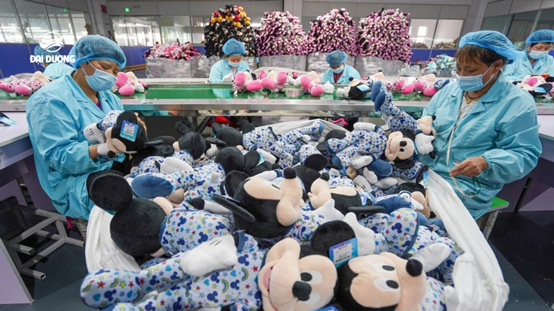 Nhập gấu bông Quảng Châu qua các xưởng sản xuất