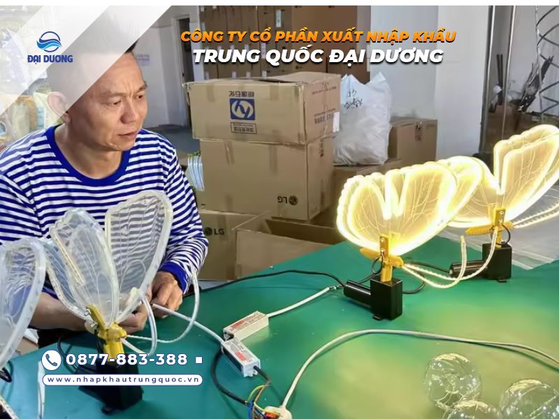 Nhập đèn trang trí trực tiếp từ các xưởng sản xuất Trung Quốc