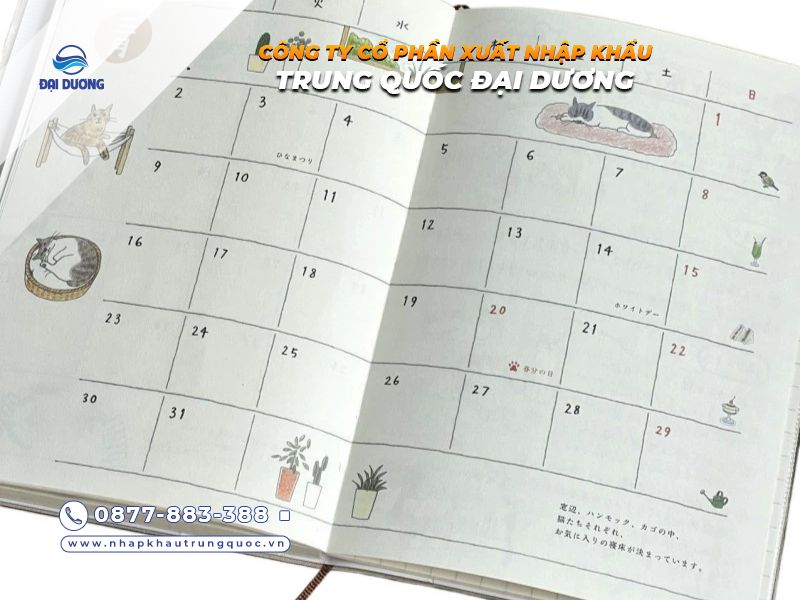 Sổ tay Planner Trung Quốc (Planner Notebook)