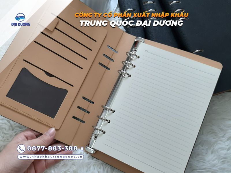 Sổ tay gáy còng Trung Quốc (Ring Binder Notebook)
