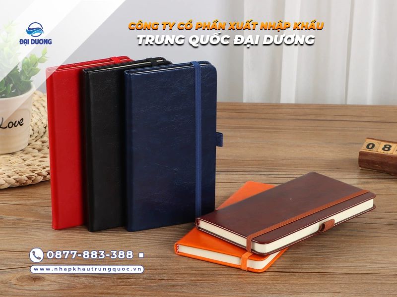 Sổ tay gáy dán, gáy may Trung Quốc (Bound Notebook)