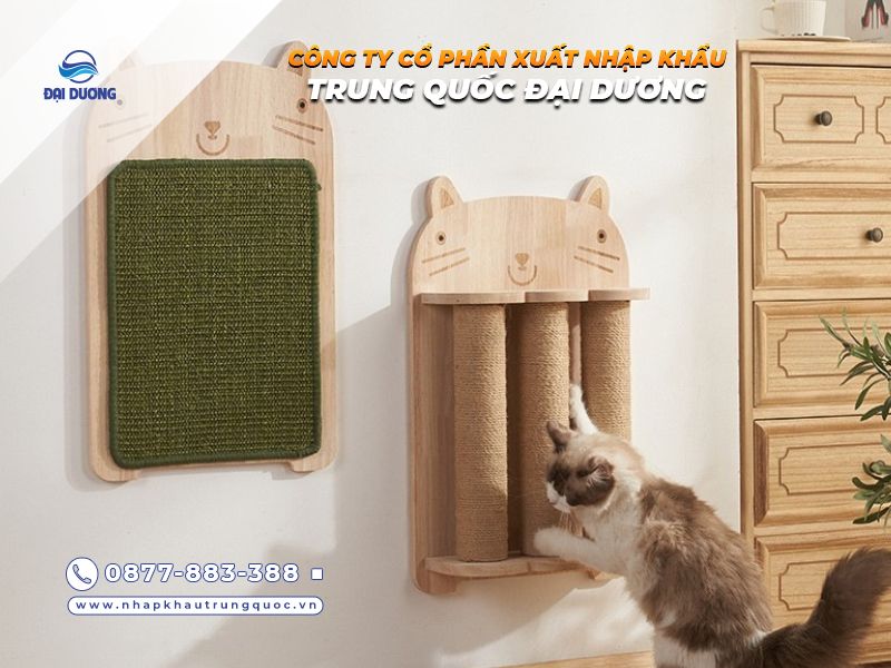 Thảm chơi tích hợp cào móng Trung Quốc