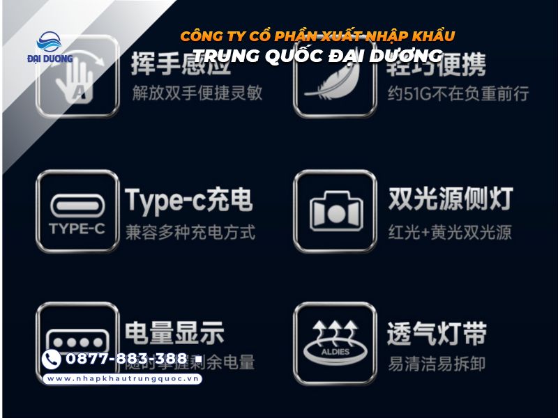 Chọn mẫu đèn pin đội đầu Trung Quốc có tính năng phù hợp