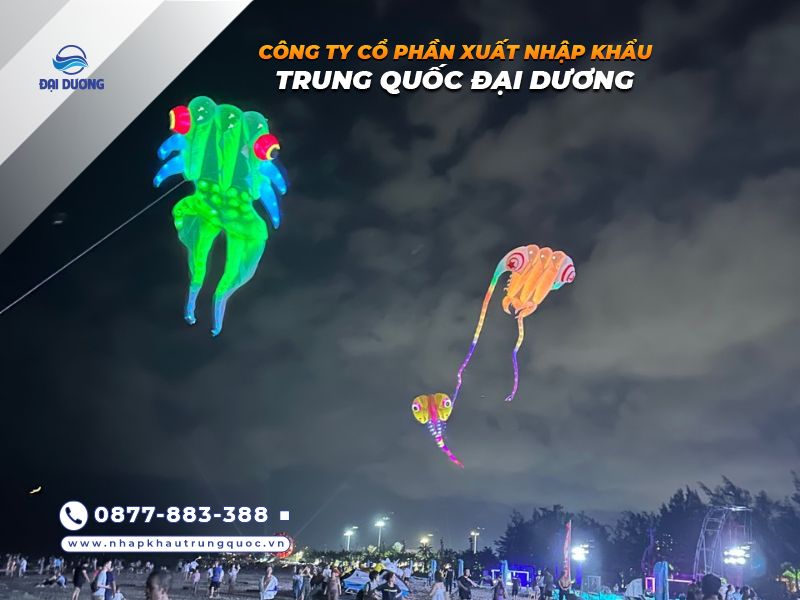 Diều đèn LED phát sáng ban đêm từ Trung Quốc