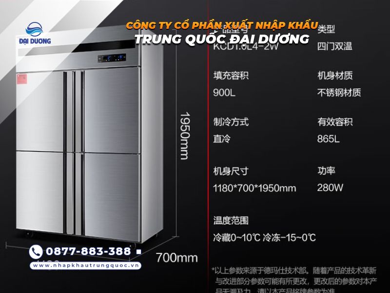 Tủ lạnh công nghiệp Trung Quốc