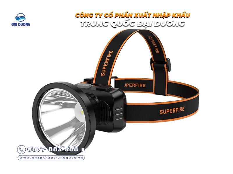 đèn pin đội đầu