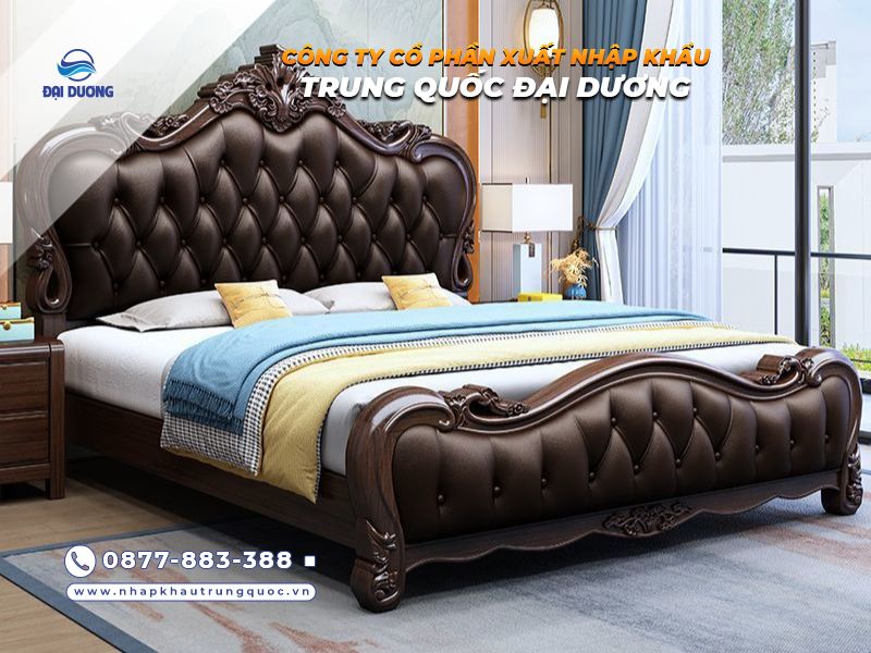 giường tân cổ điển trung quốc