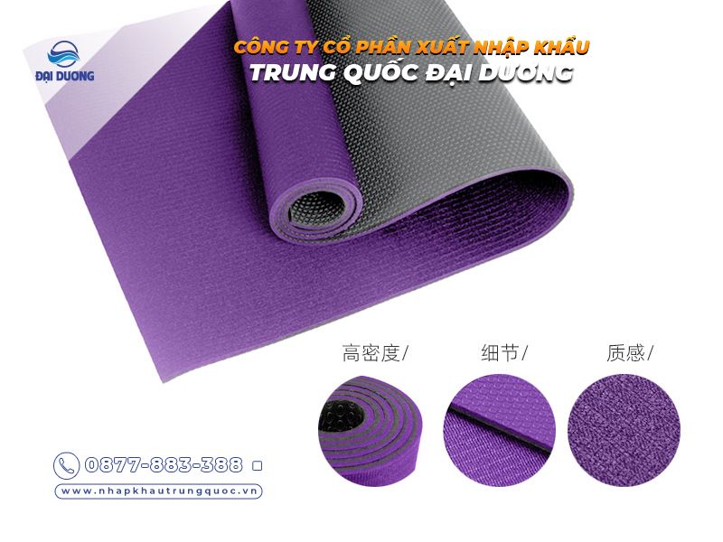Thảm tập yoga PVC Trung Quốc