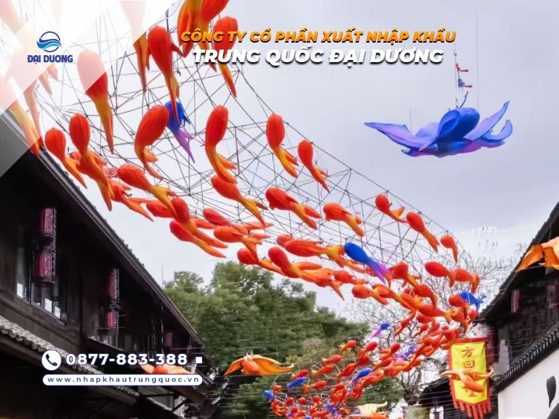 Dây treo hình đàn cá từ Trung Quốc