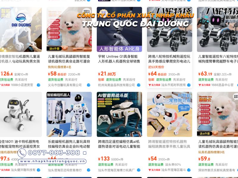 Nguồn hàng robot thú cưng Trung Quốc