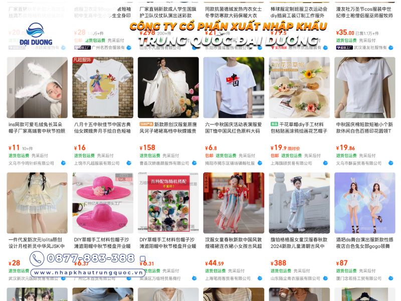 Nguồn nhập đồ hóa trang Trung Thu giá tốt