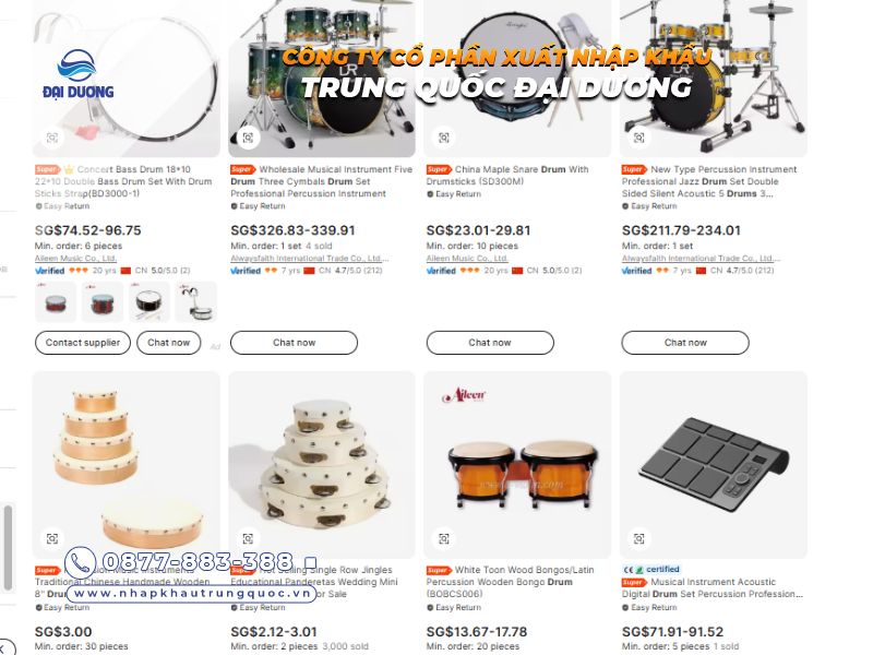 Nguồn hàng trống từ Trung Quốc rất phong phú, đa dạng mẫu mã