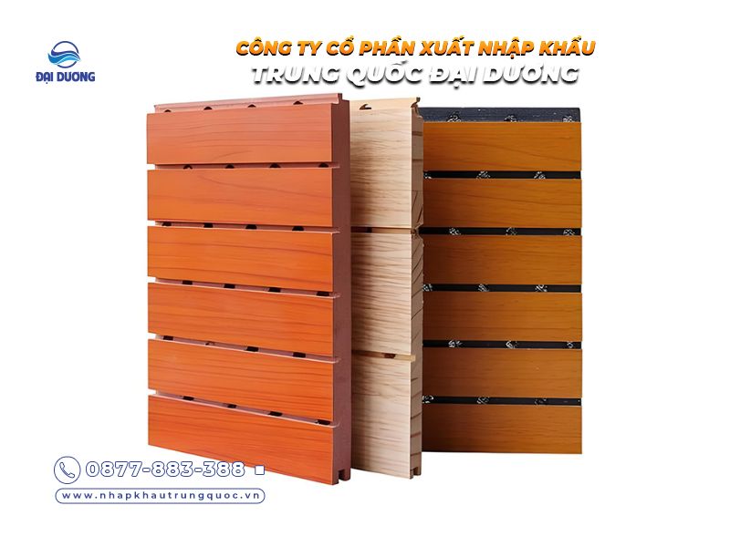 Quy trình nhập khẩu tấm tiêu âm từ Trung Quốc về Việt Nam