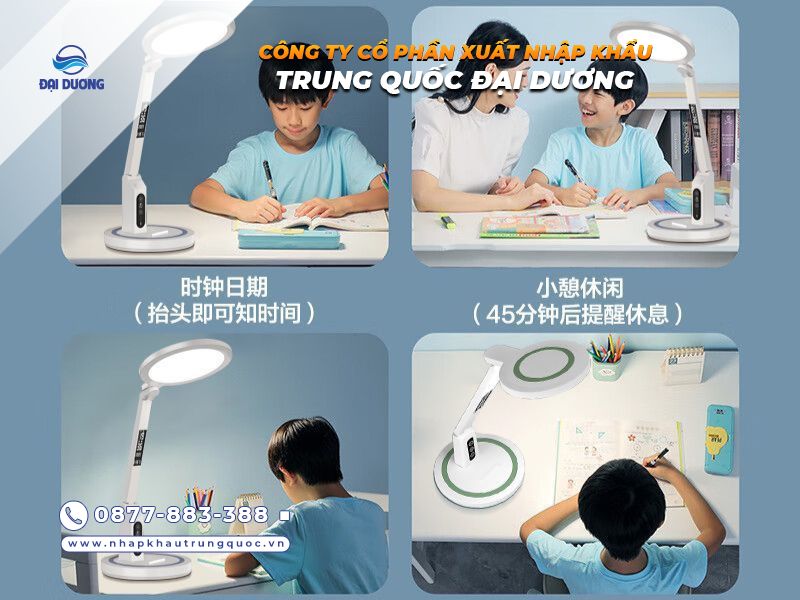 Đèn bàn học bảo vệ mắt Trung Quốc – Dành cho học sinh, sinh viên