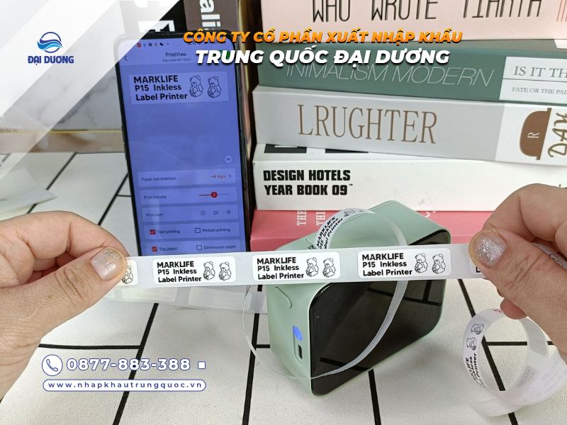 Máy in tem nhãn, mã vạch, vận đơn Trung Quốc