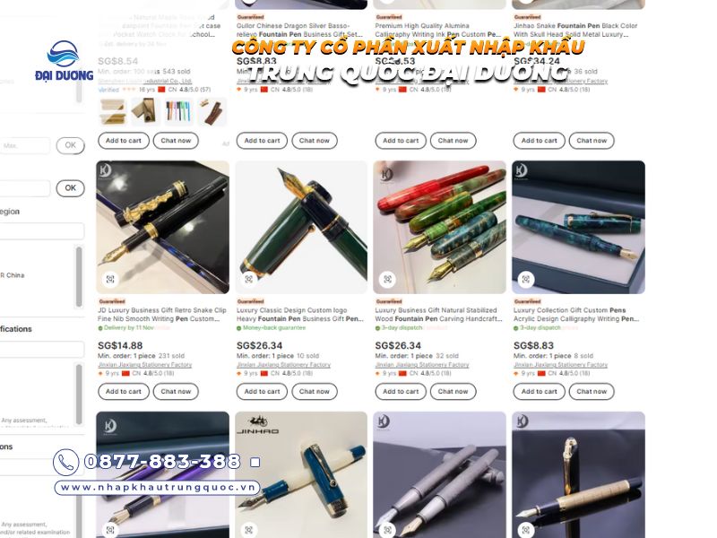 Mua bút máy Trung Quốc ở đâu uy tín