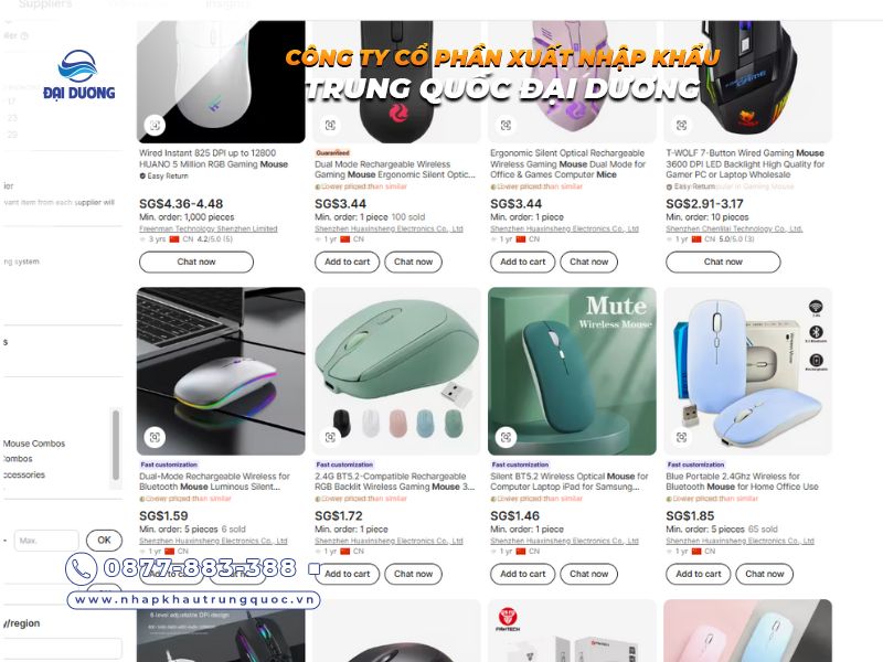 Nguồn nhập chuột máy tính Trung Quốc uy tín