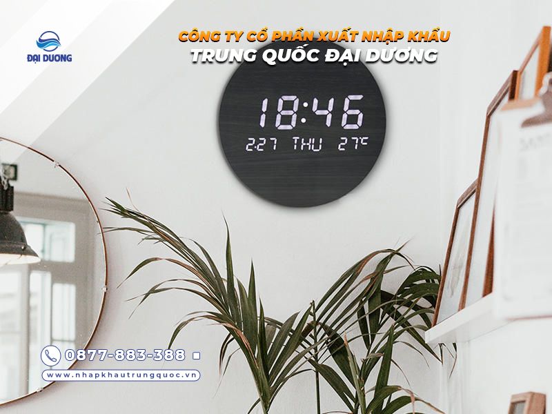 Vì sao nên chọn đồng hồ treo tường Trung Quốc