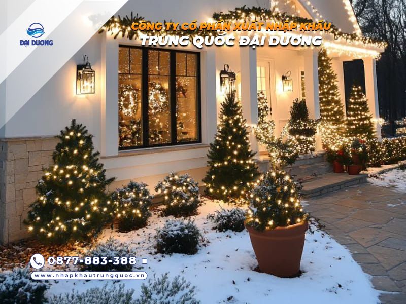 Cây thông Noel ngoài trời