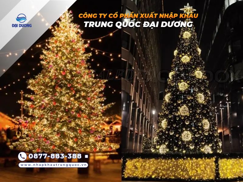 Cây thông Noel phủ tuyết