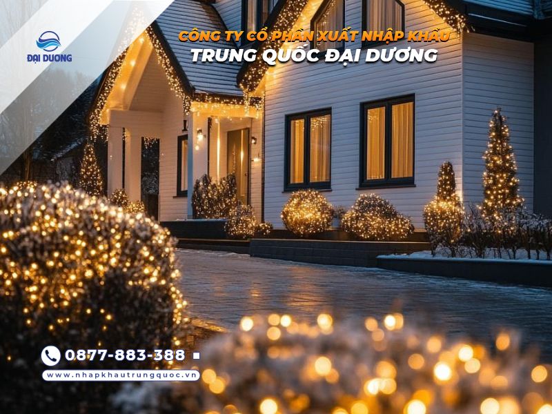 Đèn LED trang trí sân vườn noel