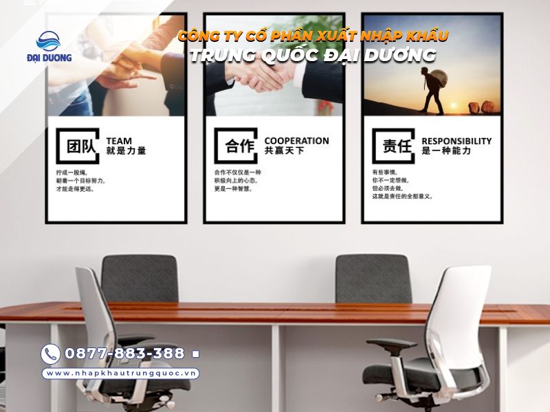 Kinh nghiệm tìm nguồn hàng và nhập bảng slogan từ Trung Quốc hiệu quả