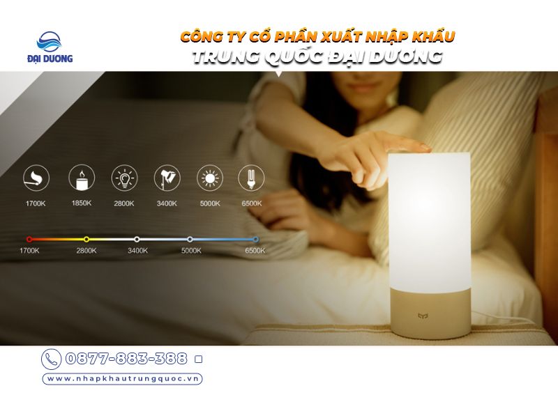 Đèn thông minh có những loại nào Hướng dẫn nhập đèn thông minh Trung Quốc 