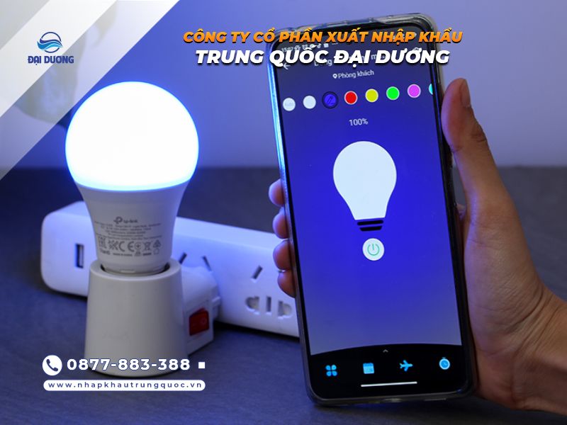 Đèn thông minh có những loại nào Hướng dẫn nhập đèn thông minh Trung Quốc 