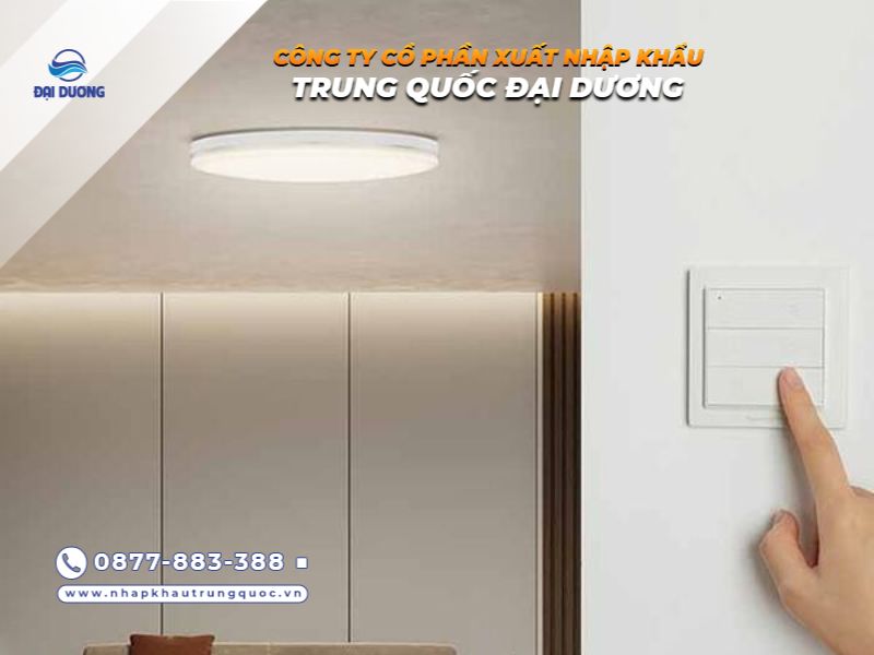 Đèn thông minh có những loại nào Hướng dẫn nhập đèn thông minh Trung Quốc