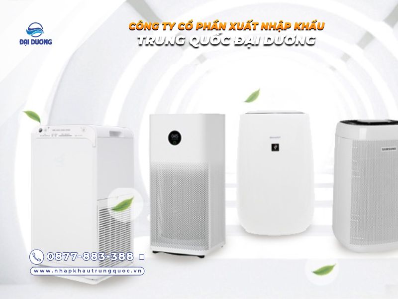 Máy lọc không khí Xu hướng công nghệ & cách nhập hàng từ Trung Quốc 