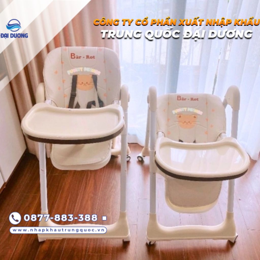 Cách chọn ghế ăn dặm đa năng cho bé từ Trung Quốc