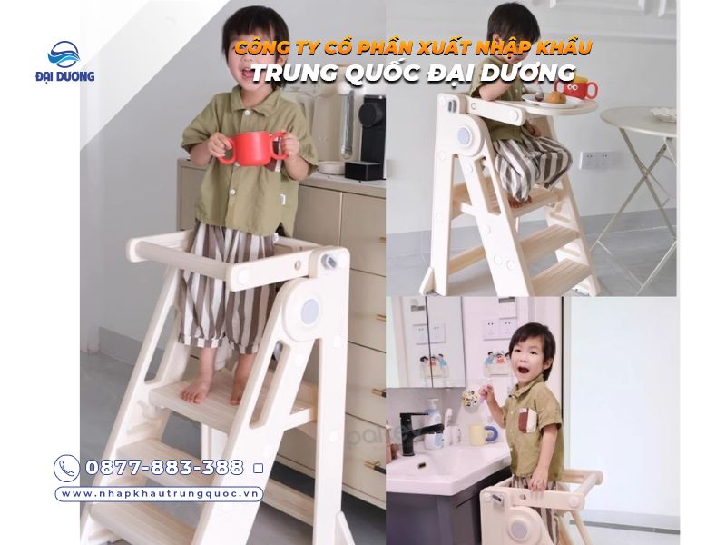 Cách chọn ghế ăn dặm đa năng cho bé từ Trung Quốc