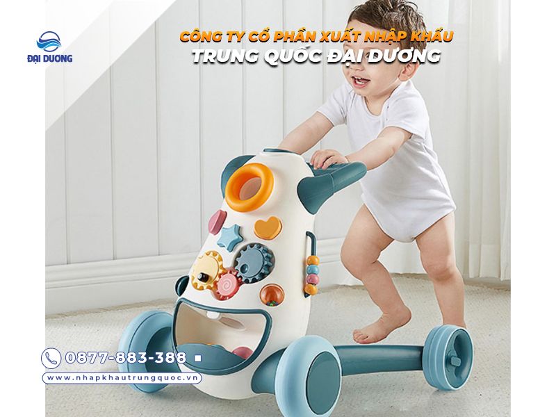 Kinh nghiệm nhập hàng xe tập đi đa năng cho bé từ Trung Quốc 