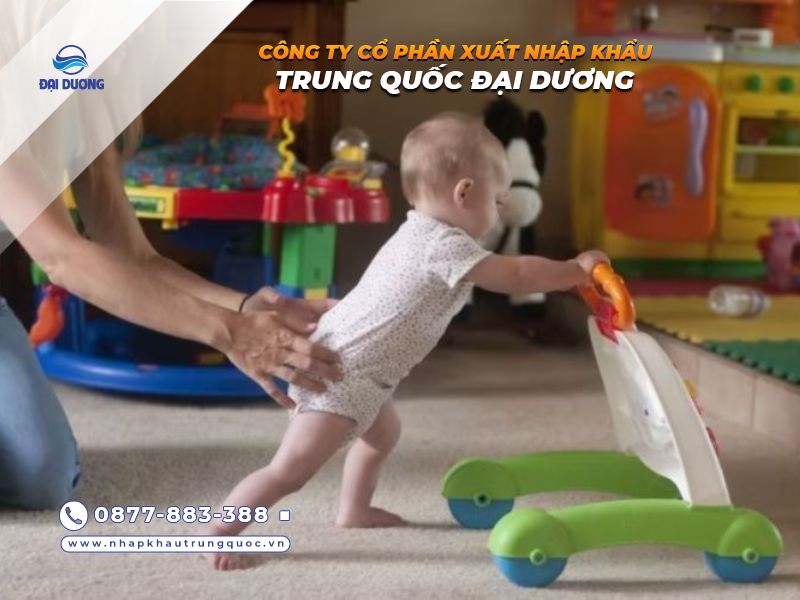 Kinh nghiệm nhập hàng xe tập đi đa năng cho bé từ Trung Quốc 