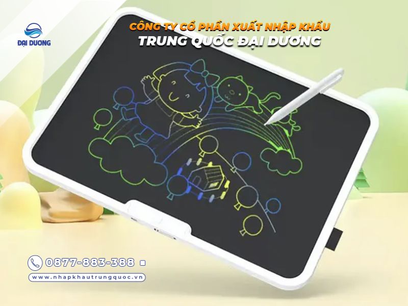 Kinh nghiệm nhập sỉ bảng vẽ tự xóa màn hình LCD Trung Quốc