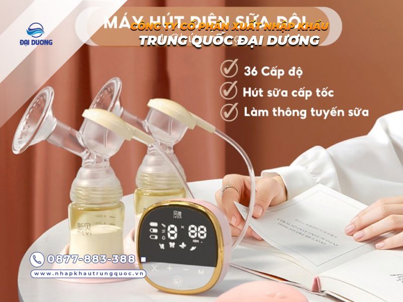 Máy hút sữa điện đôi từ Trung Quốc có thực sự tiện lợi