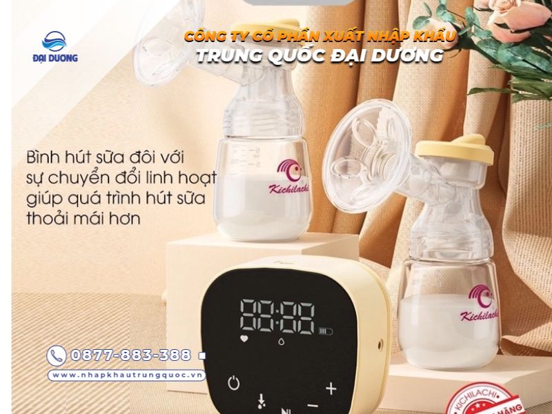 Máy hút sữa điện đôi từ Trung Quốc có thực sự tiện lợi