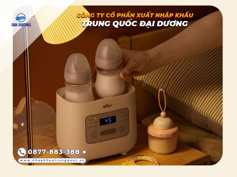 Nguồn hàng máy hâm sữa nội địa Trung Quốc