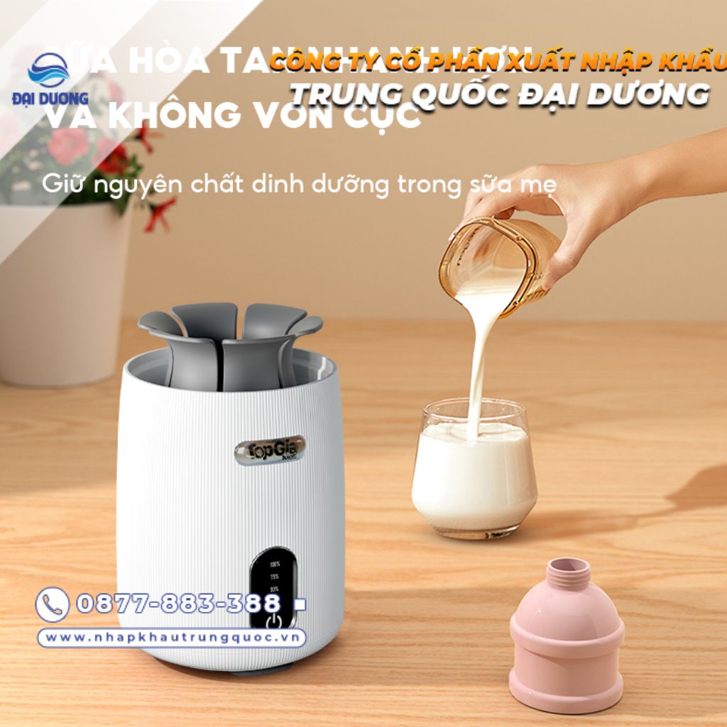 Nguồn hàng máy lắc sữa tự động từ Trung Quốc