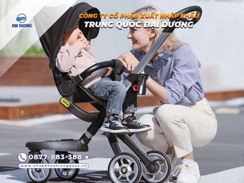 Nguồn hàng xe đẩy gấp gọn du lịch cho bé từ Trung Quốc