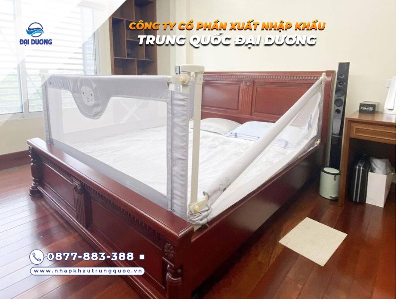 Nhập hàng thanh chắn giường cho bé chất lượng từ Trung Quốc