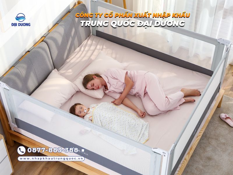 Nhập hàng thanh chắn giường cho bé chất lượng từ Trung Quốc
