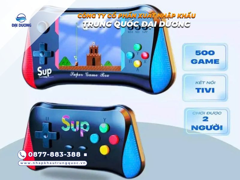 Nhập máy chơi game đôi cho trẻ từ Trung Quốc 