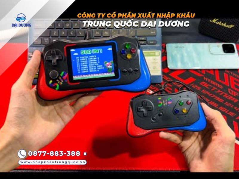 Nhập máy chơi game đôi cho trẻ từ Trung Quốc 
