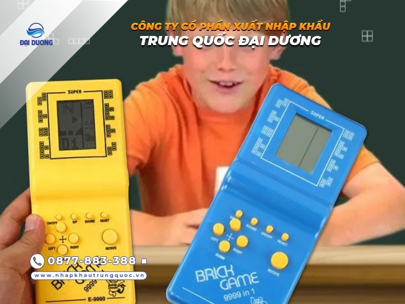 Nhập máy chơi game đôi cho trẻ từ Trung Quốc 