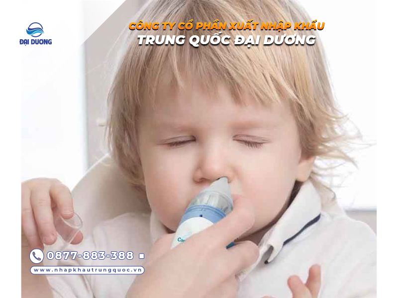 Nhập nguồn máy hút mũi cho bé uy tín từ Trung Quốc