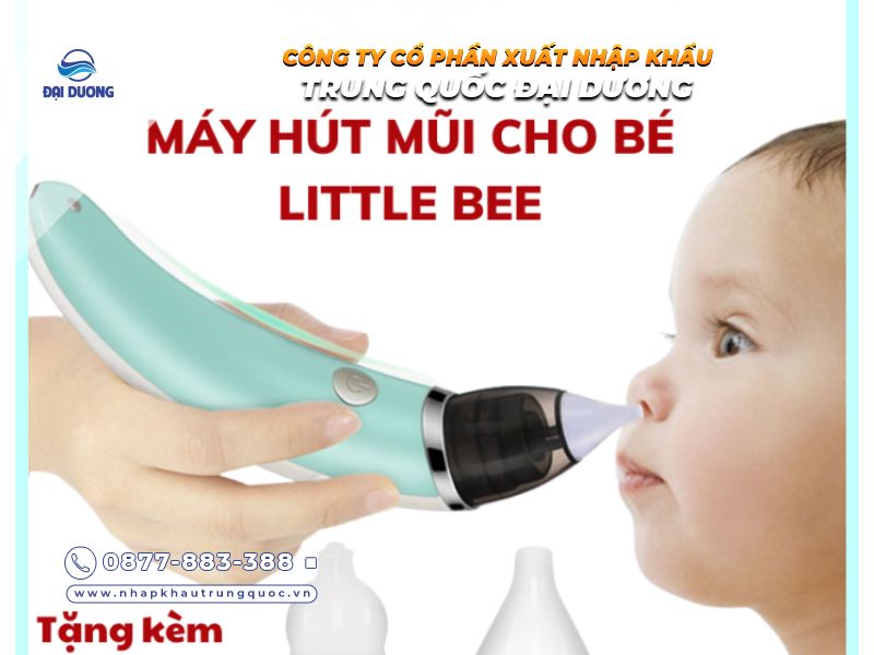 Nhập nguồn máy hút mũi cho bé uy tín từ Trung Quốc