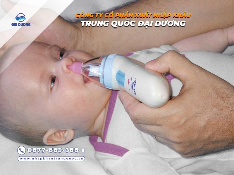 Nhập nguồn máy hút mũi cho bé uy tín từ Trung Quốc